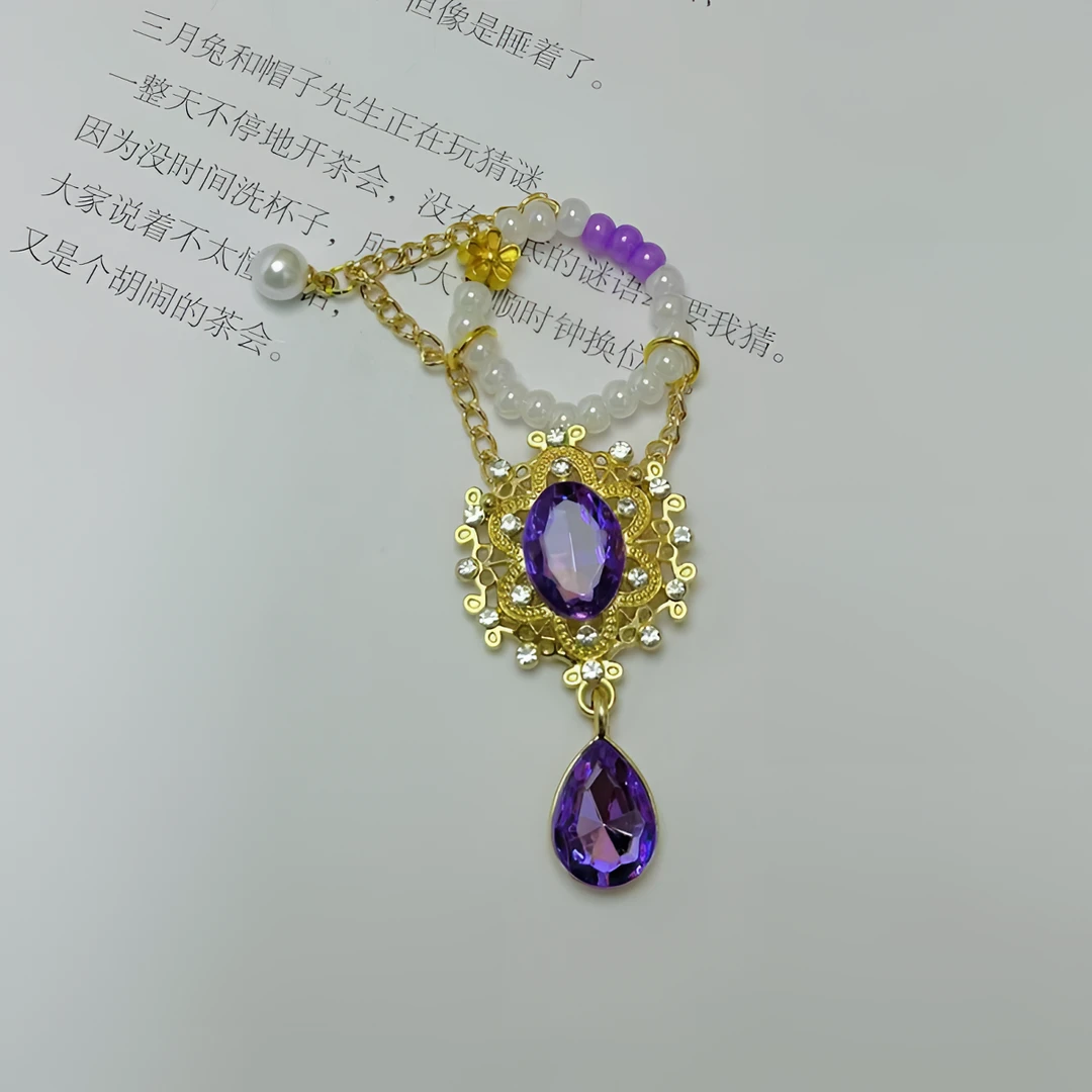 【时熙】水滴式手工编制提溜盖碗茶壶盖子装饰茶具配件古风茶具