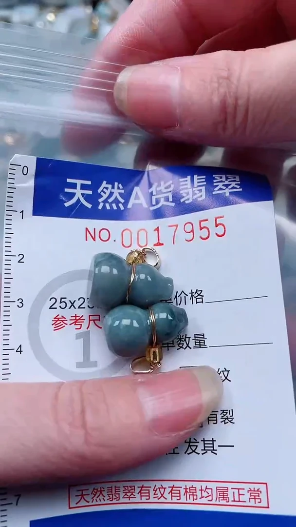 翡翠未镶嵌吊坠(不含链)1