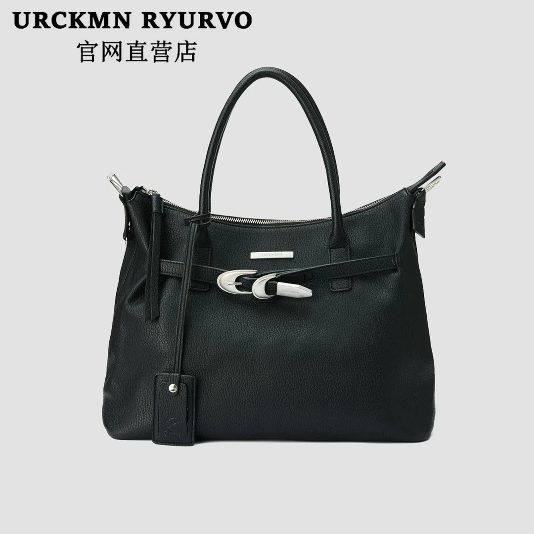 URCKMN RYURVO2025新款小众高级感两用搭扣设计大容量百搭斜跨包