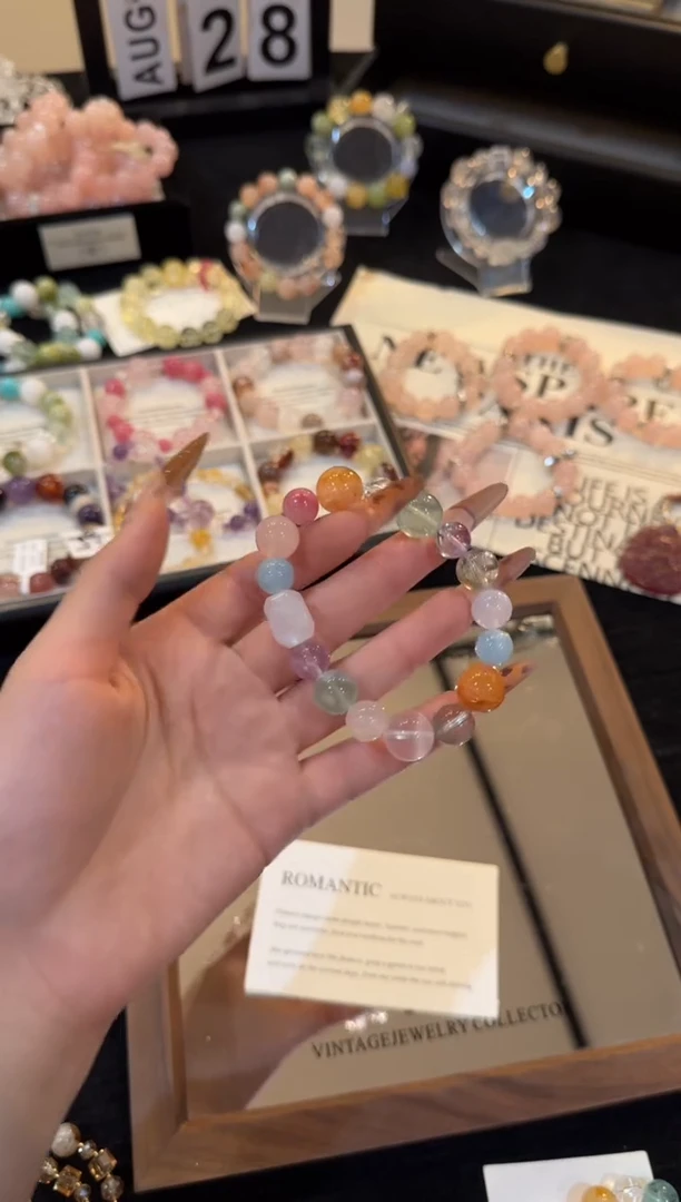 合金手链水晶多宝手链x2801