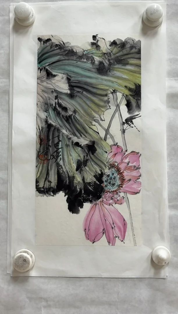 国画炳山艺术--秦老师作品