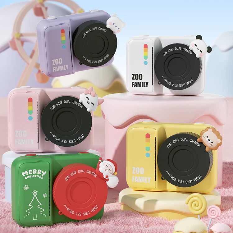 GEEKPAPA·P2打印相机·高清双摄wifi·手帐错题·拍立得生日节日礼物