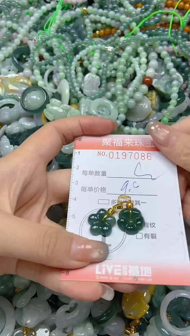翡翠未镶嵌颈饰闪购0197086