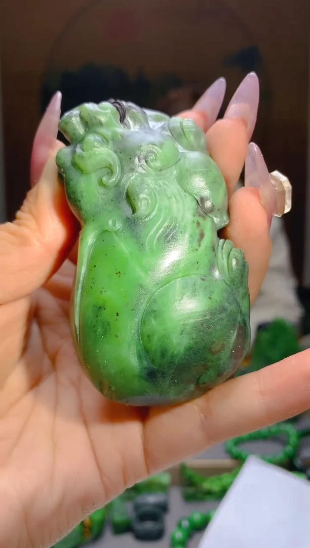 【闪购商品】和田玉（碧玉）珠宝半成品未镶嵌1