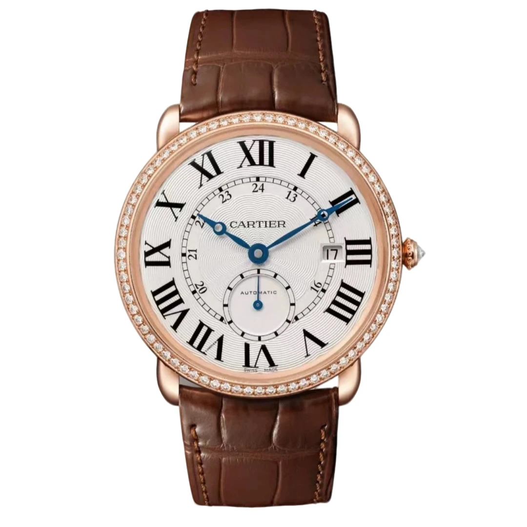 95新 Cartier/卡地亚 伦敦 机械 后钻 40mm 18k金