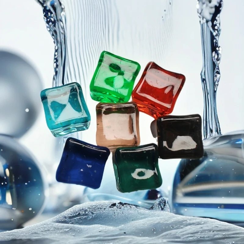 【神秘深色系】夜光细闪星空冰块diy手工摆件网红轻奢家用创意简约