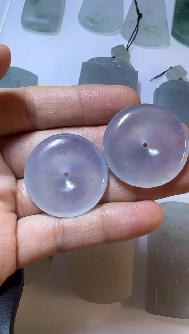 未镶嵌定制翡翠扣子