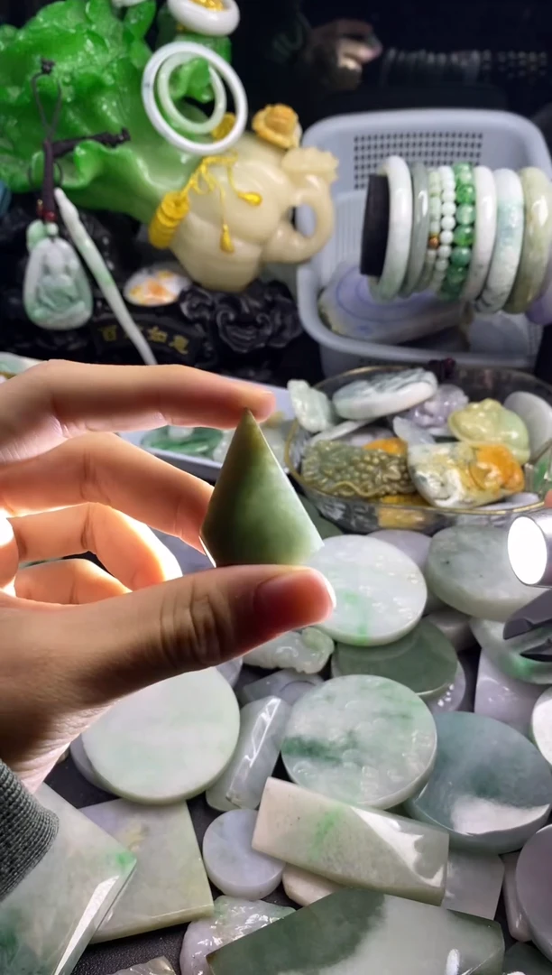 散珠翡翠翡翠A货44