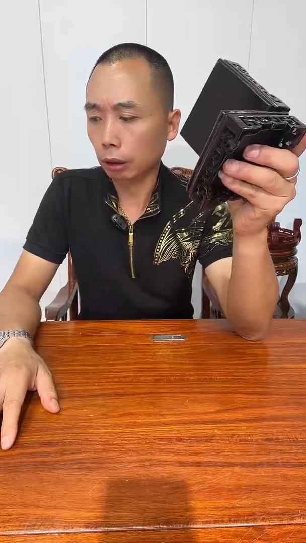 木买一送一回文细花黑10*10*3.6