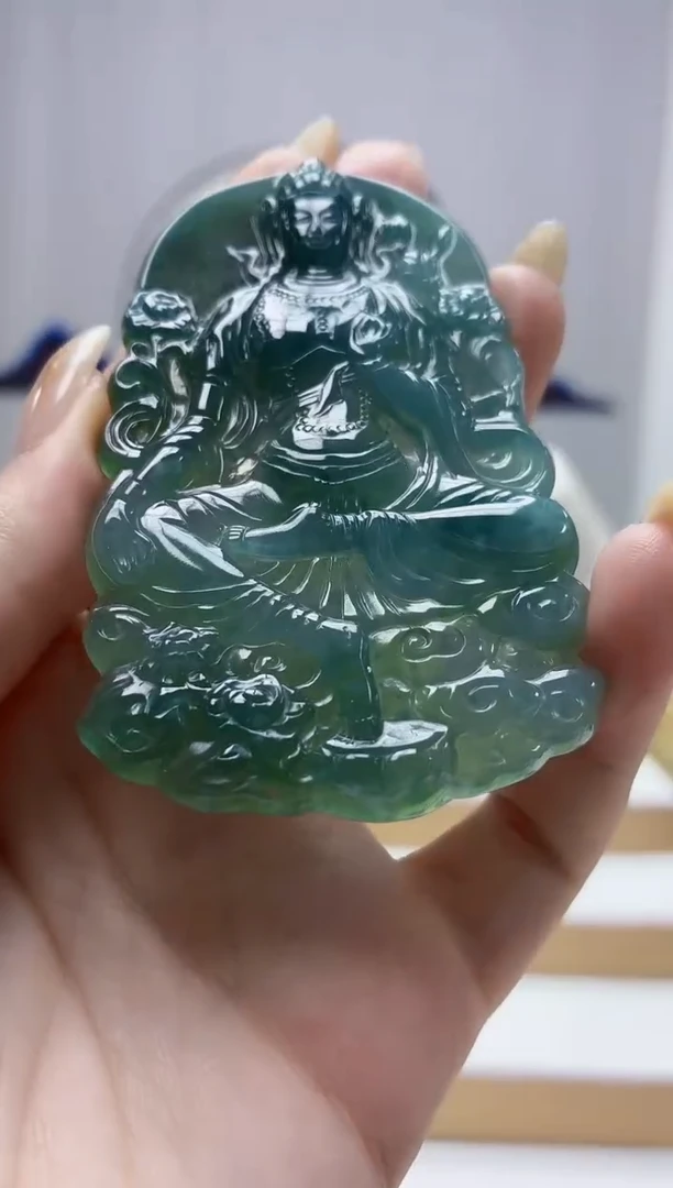 未镶嵌定制翡翠4812jw-毛货挂件7