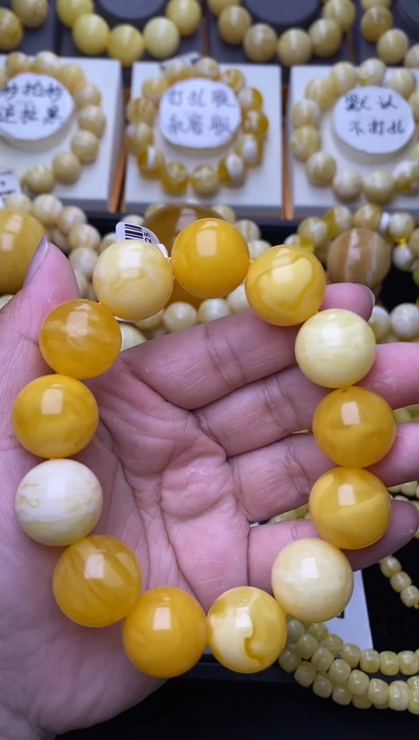 裸石琥珀未镶嵌大小姐珠宝严选41 18mm+