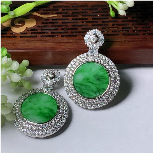 【交个朋友】银翡翠飘花圆牌 YDA00851 多样性发其一