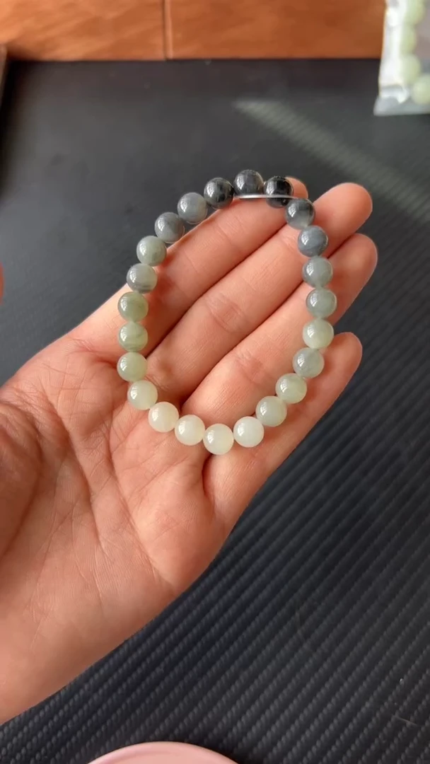 【闪购商品】和田玉手串未镶嵌若羌微色差卡8