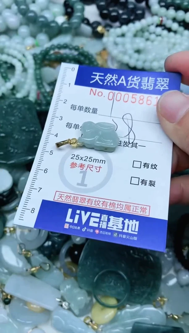 【闪购商品】翡翠吊坠(不含链)未镶嵌翡翠
