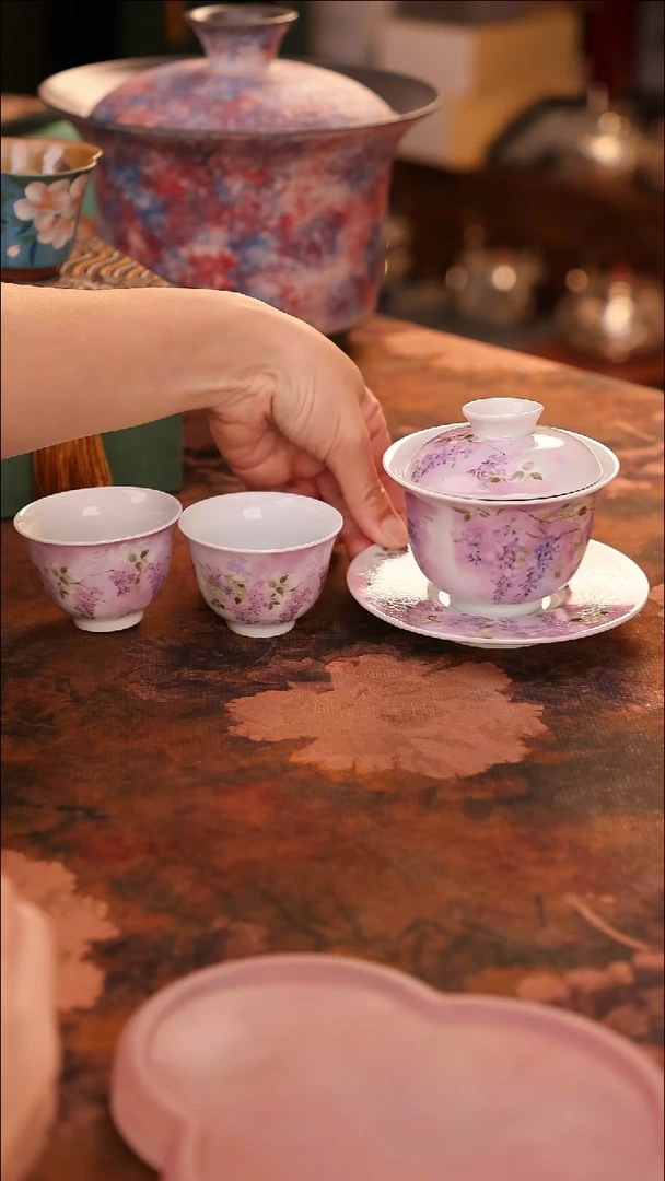 【闪购商品】陶瓷茶具（无礼盒无茶盘）@@A12064