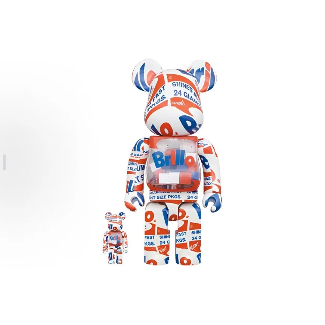 【山】bearbrick 积木熊 brillo千秋 400%