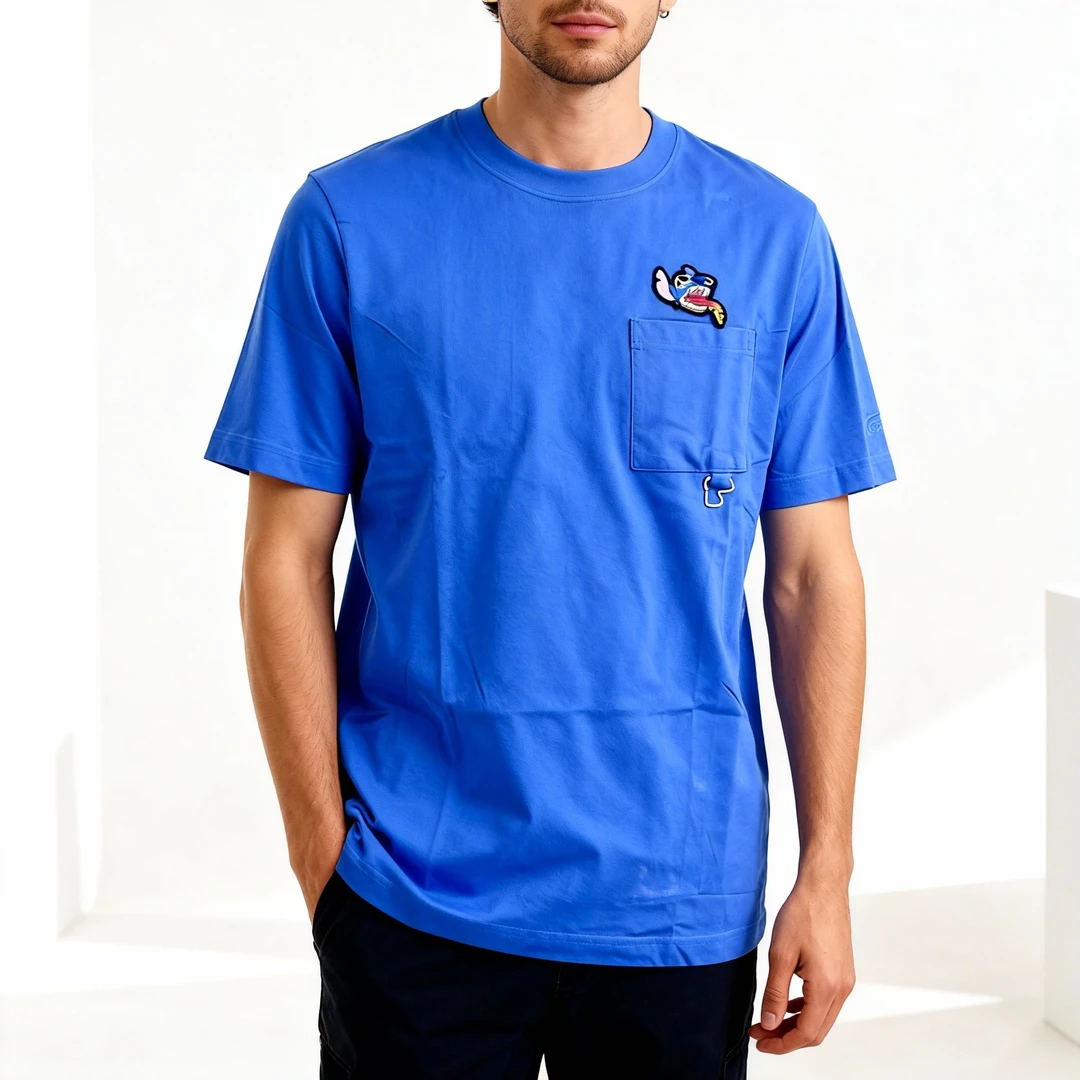 李宁史迪奇联名系夏季新男子时尚透气运动短袖T恤ATSU161-B品