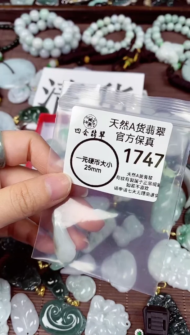 【闪购商品】翡翠颈饰未镶嵌天然A货翡翠1747