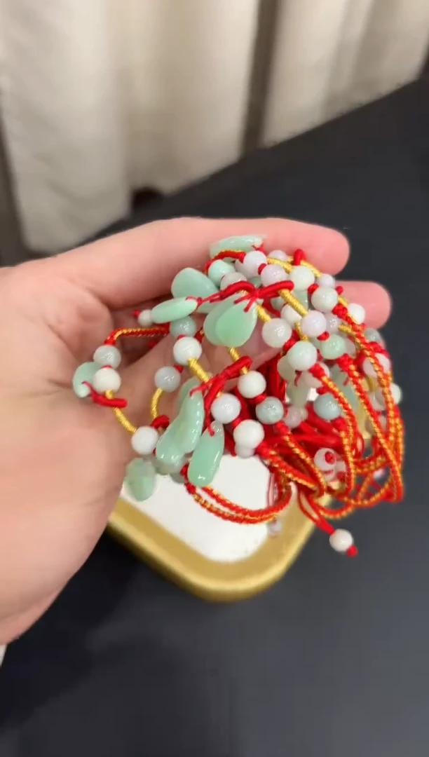 未镶嵌挂件翡翠YM1347手绳/多样性发1件