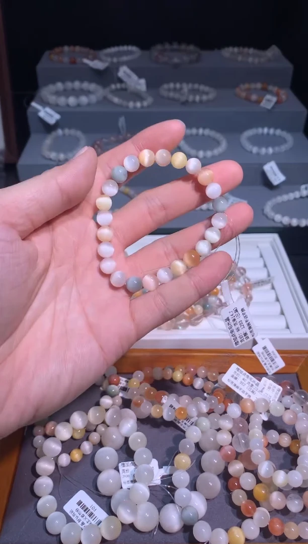 未镶嵌手串水晶30号链接 卡8咪+