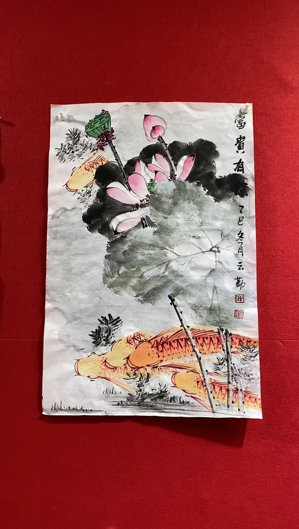 国画国画NYQ杰牛云勤老师作品