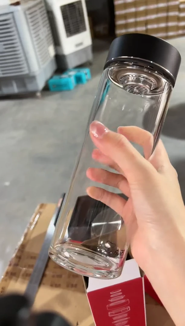 单层大容量650ml高硼硅玻璃茶杯