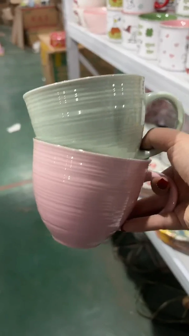 陶瓷手柄款家湖高温陶瓷杯 微瑕