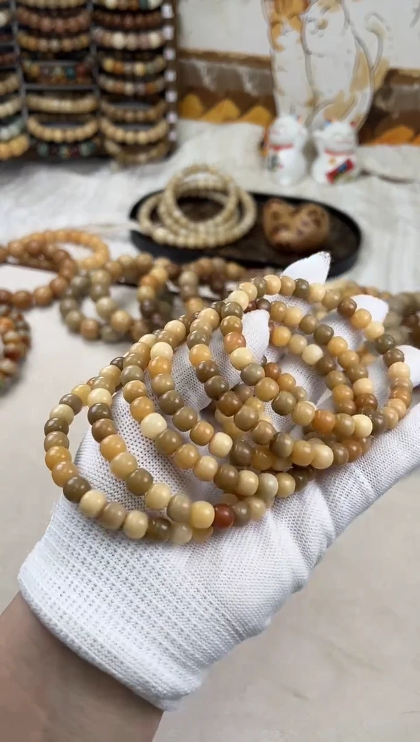 手串菩提根/象牙果a663 卡0.8 机抛奶豆