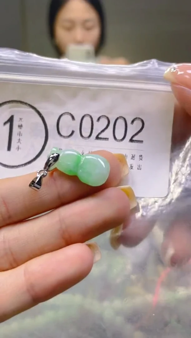 翡翠未镶嵌颈饰/C/翡翠A货一图一物