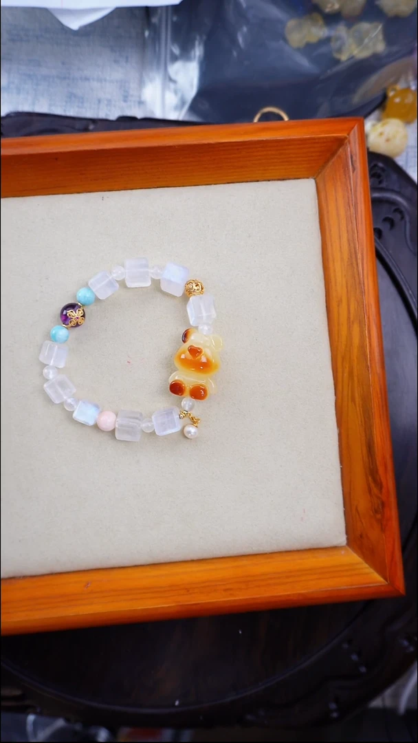 手链琥珀未镶嵌多样性发货一一一