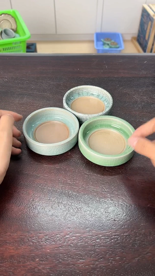 龙泉云间青瓷小米茶器