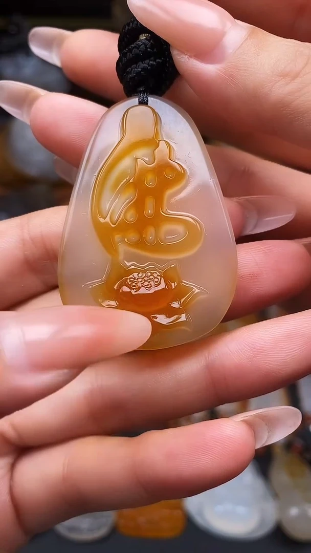 玛瑙/玉髓颈饰未镶嵌天*dd