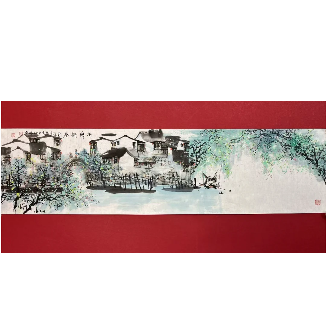 海歌老师写生山水国画作品