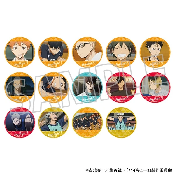 排球少年名场面圆卡俩枚入vol.2/3全14种  默认代拆