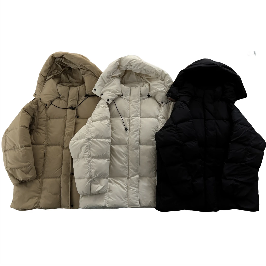 白乌鸦[连帽小被子]10011百搭羽绒服韩版宽松时尚