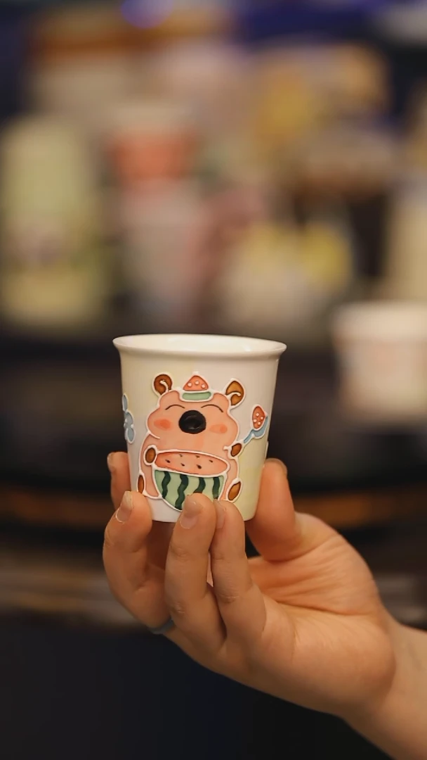 【闪购商品】摆件景德镇釉下彩绘设计师款式陶瓷