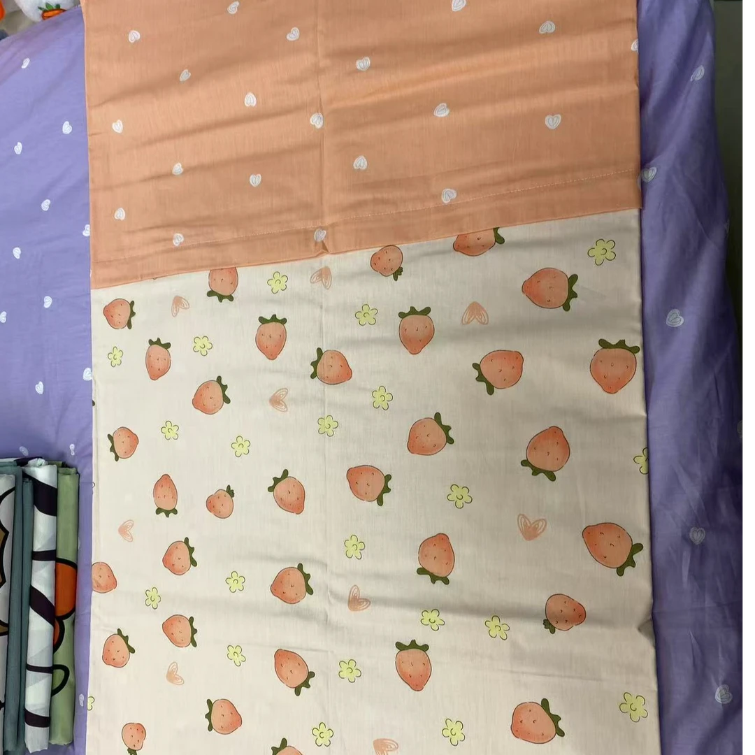 壮壮家斜纹棉被套四季通用100%纯棉亲肤简约透气学生单人被罩宿舍