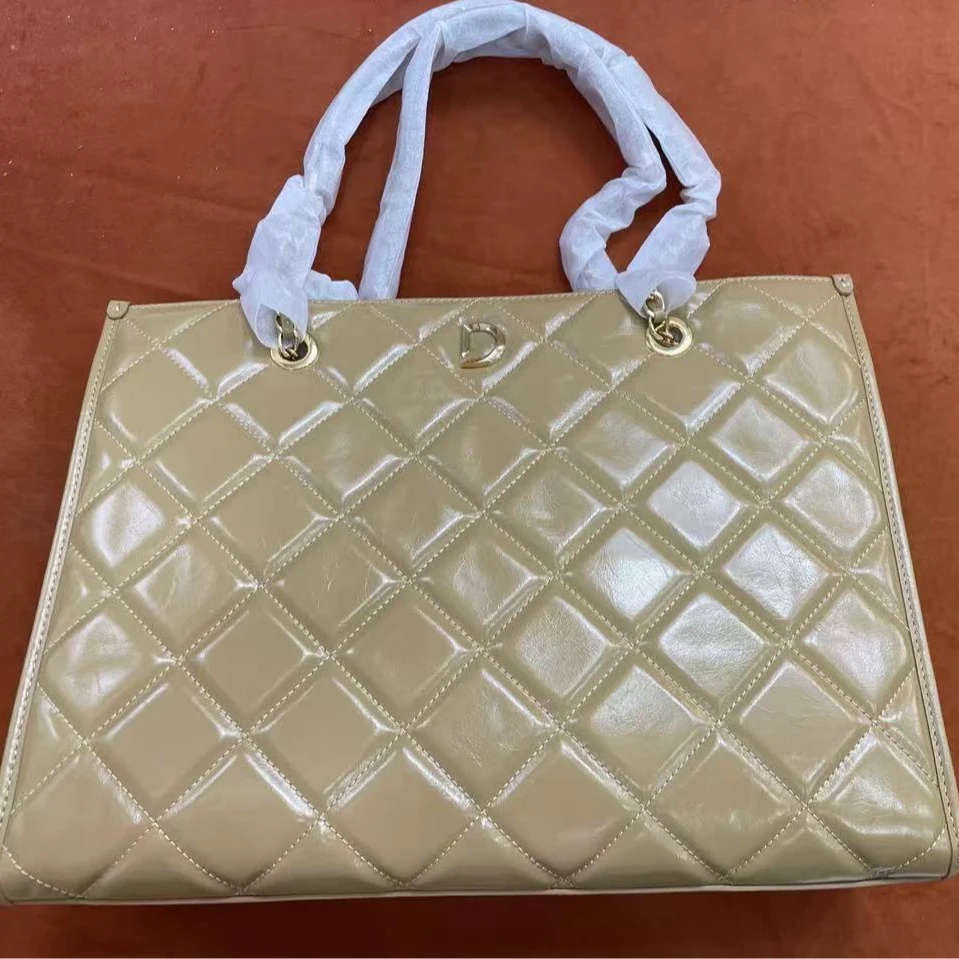 310119-3-大号-静谧-主图款包包 -【白色-浅黄色】