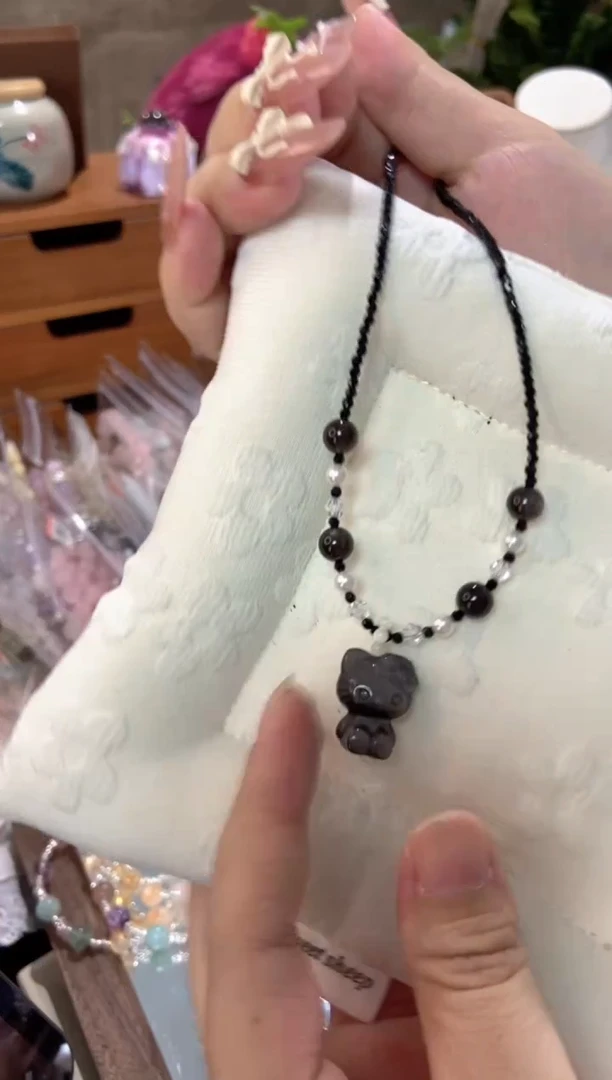 水晶手串未镶嵌孤品捡漏均匀瑕疵介意勿拍