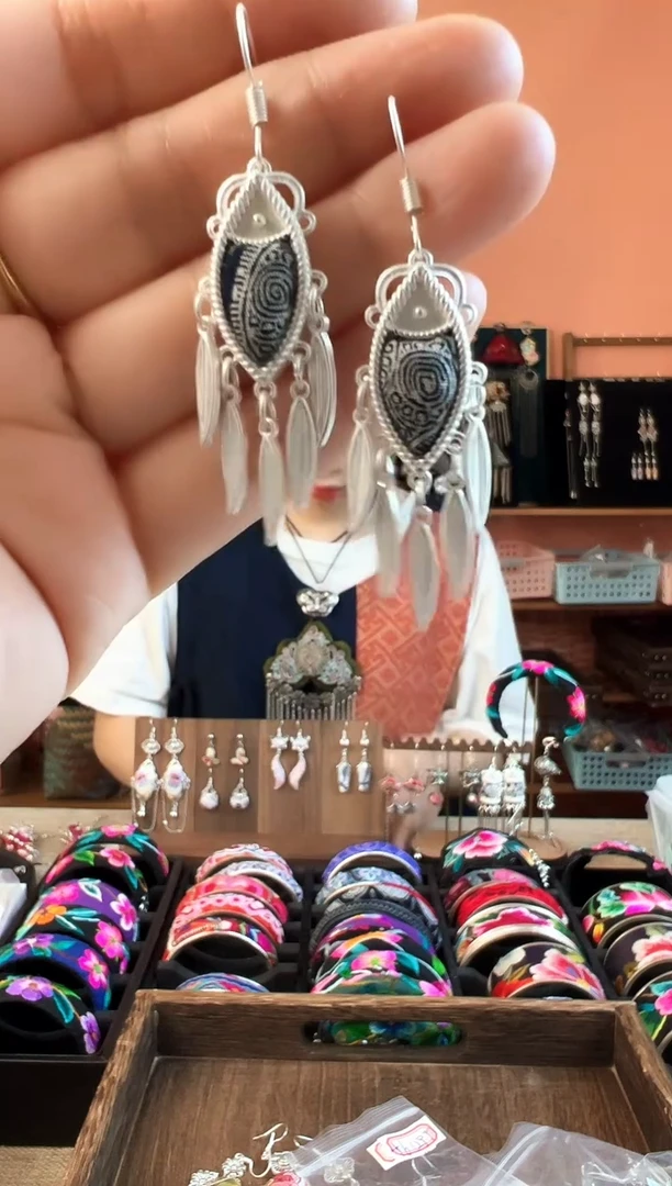 织绣艺枝独绣老绣饰品5