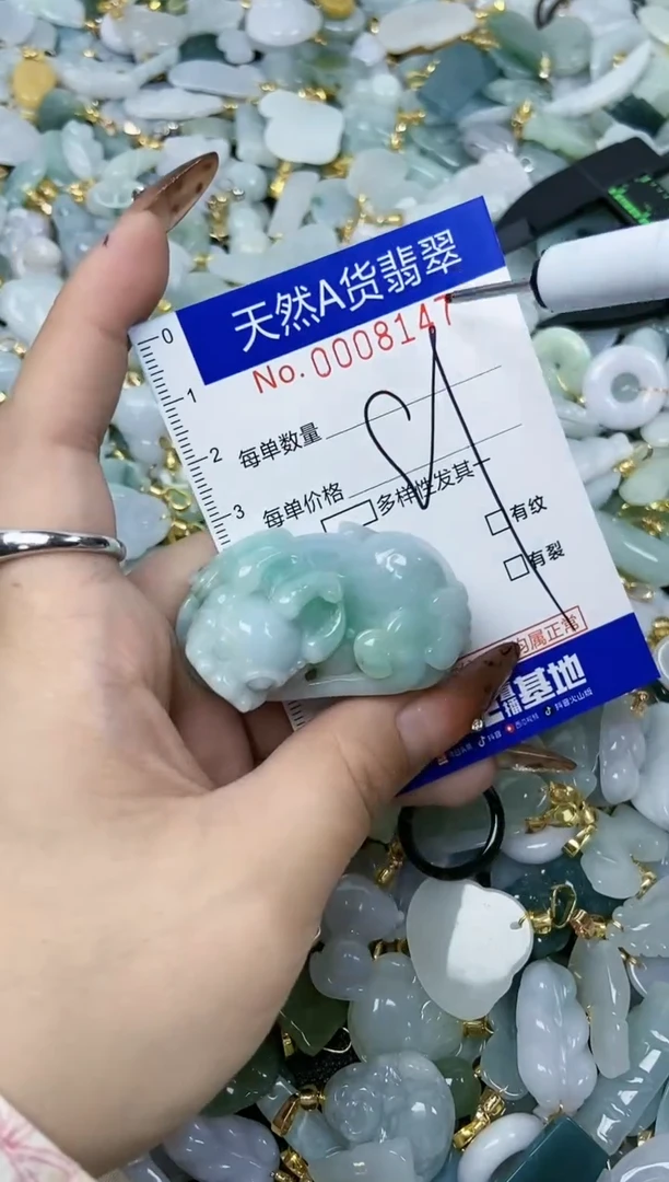 【闪购商品】翡翠颈饰未镶嵌天然A货翡翠