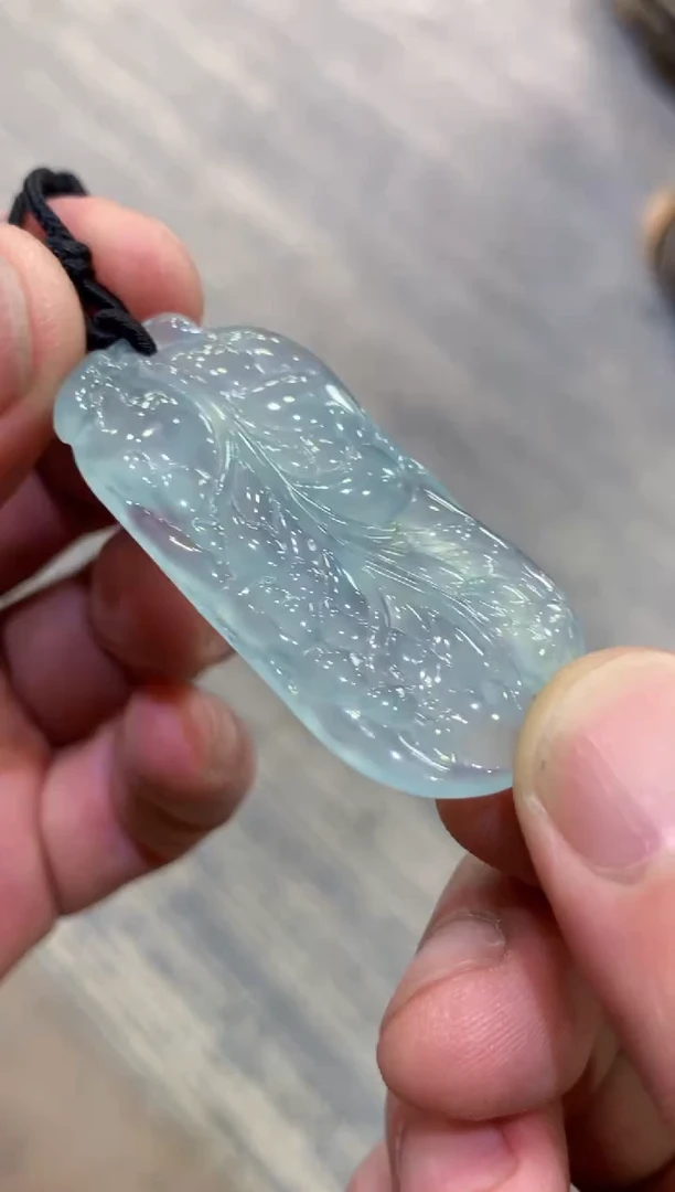 颈饰未镶嵌翡翠天然A货翡翠