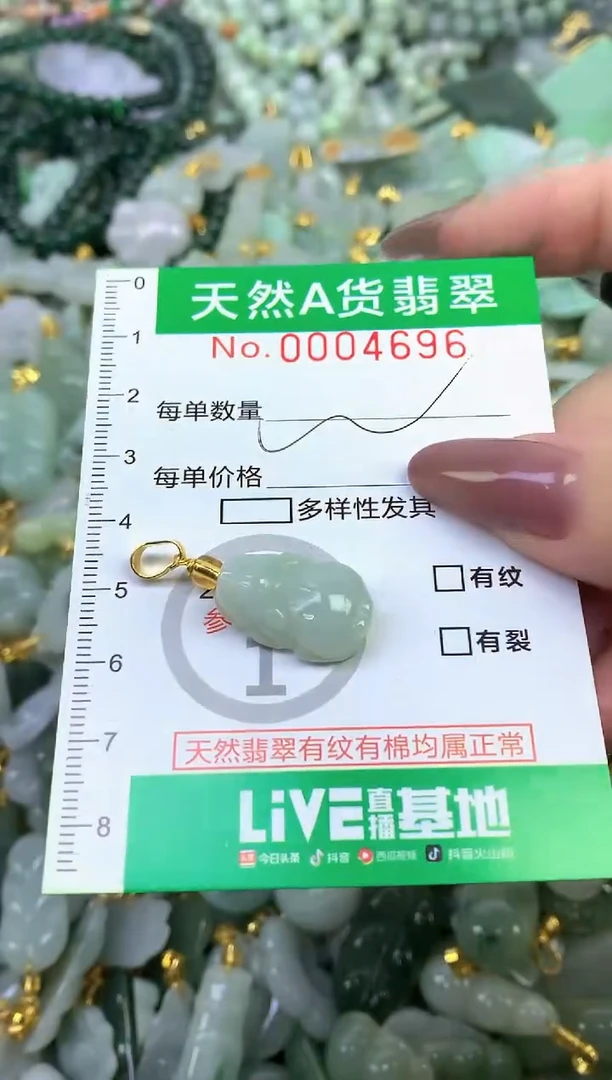 颈饰未镶嵌翡翠纯天然缅甸A货翡翠