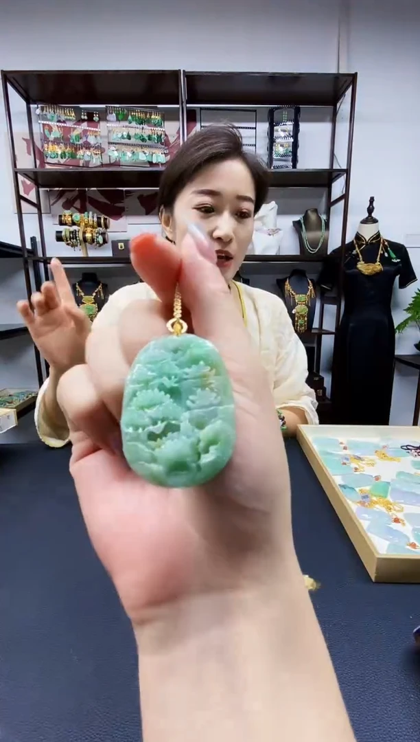 颈饰未镶嵌翡翠翡翠吊坠