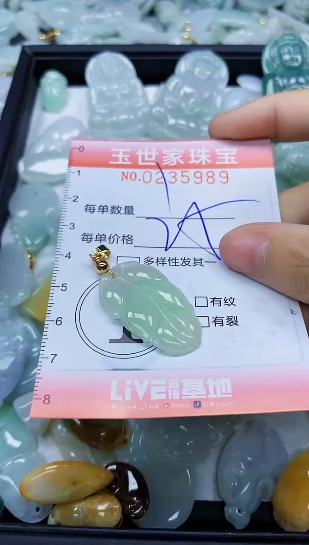 翡翠未镶嵌颈饰闪购0235989