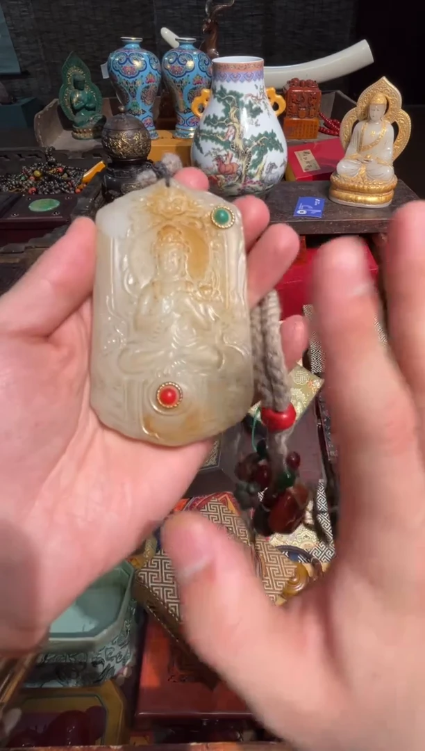 【闪购商品】和田玉（糖玉）挂件未镶嵌章章章章章章章章29