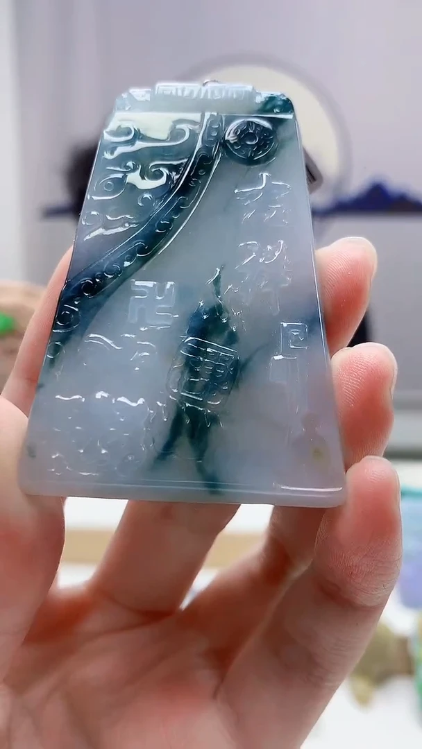 未镶嵌定制翡翠4688zm-毛货挂件131