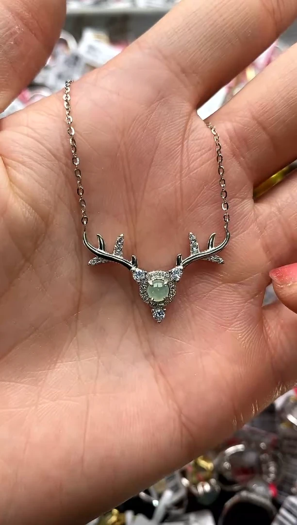 【闪购商品】翡翠戒指银S925镶嵌33333333   2