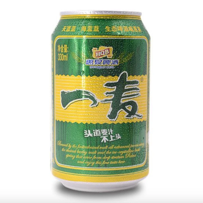 惠泉啤酒一麦7度啤酒330ml/罐