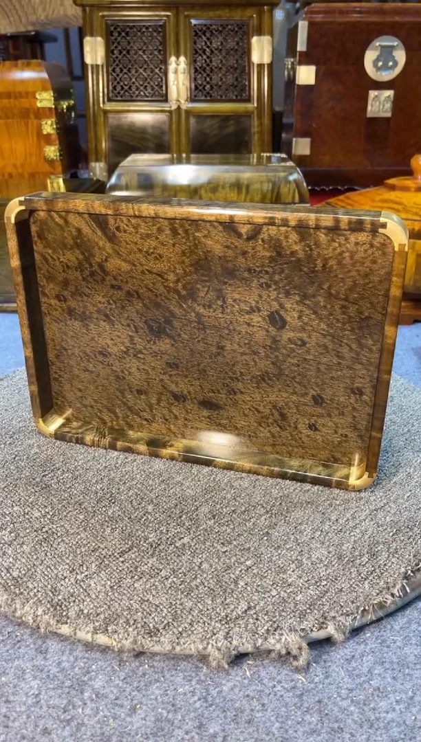 阴沉木金丝楠木托盘